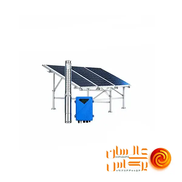 45-Meter Solar Pump Package پکیج پمپ خورشیدی ۱.۵ اینچ ۵۰۰ وات ۴۵ متر