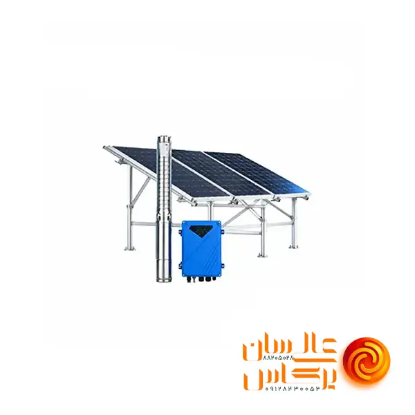 88-Meter Solar Pump Package پکیج پمپ خورشیدی ۲ اینچ ۲۲۰۰ وات ۸۸ متر