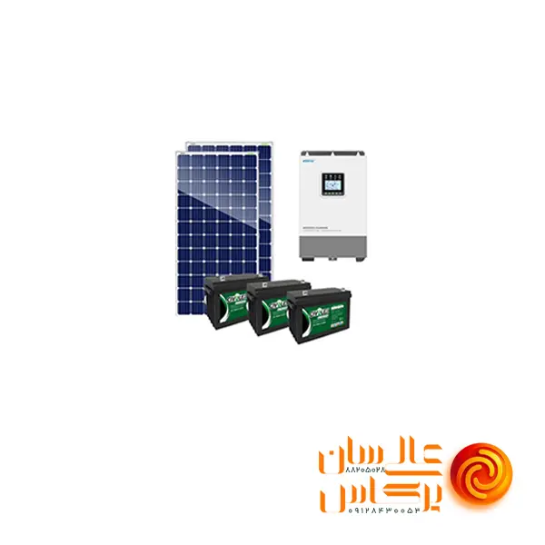 پکیج برق خورشیدی ویلایی با کولر آبی