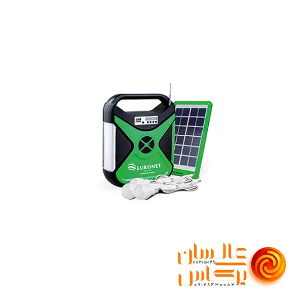 پکیج خورشیدی پرتابل ۳ وات EURONET مدل Euro ۱۰۲